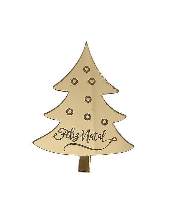 Mini Aplique Árvore de Natal 2 - 6CM