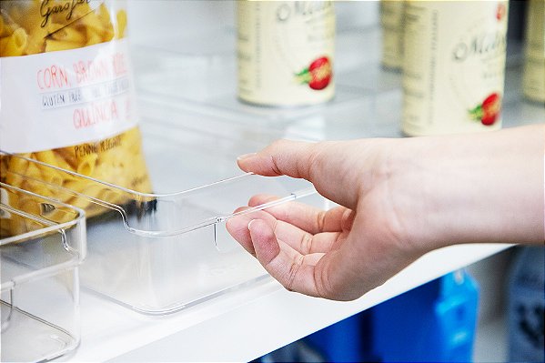 Organizador Clear 30 X 15 X 7 CM Natural