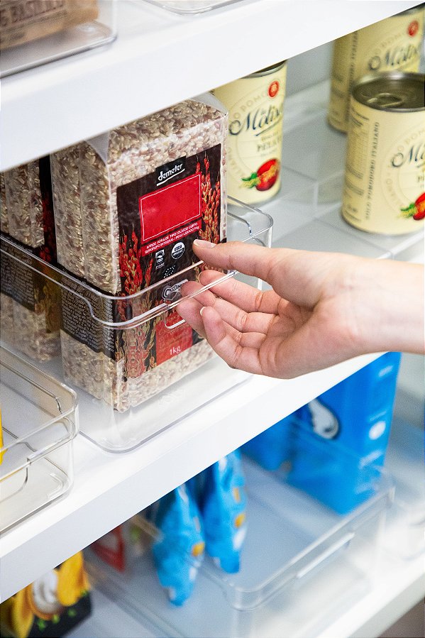 Organizador Clear 30 X 15 X 13 CM Natural