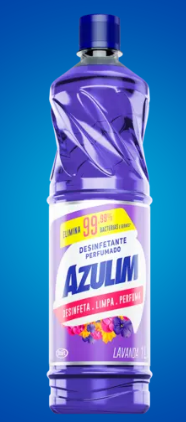Desinfetante Azulim 1 Litro Lavics Lavanda
