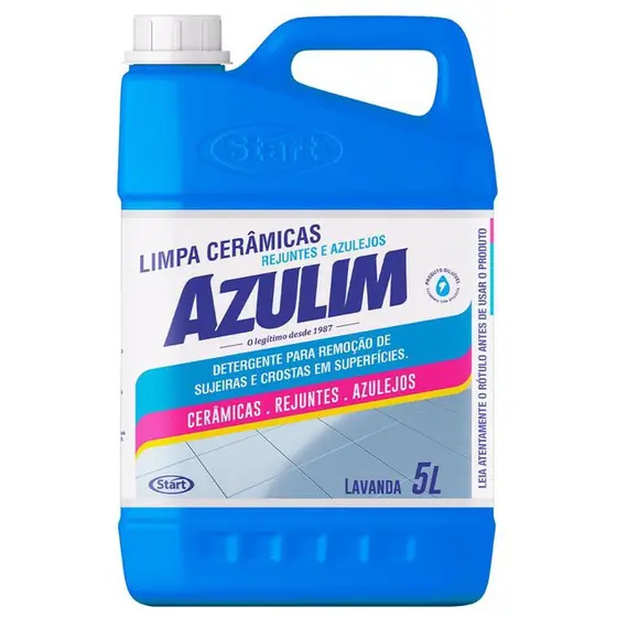 Azulim Limpa Cerâmicas e Azulejos 5 Litros Lavanda