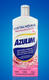 Lustra Móveis Azulim Floral 200 ML