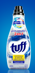 Tuff Lava Roupas 2 em 1 . 1,5 Litros