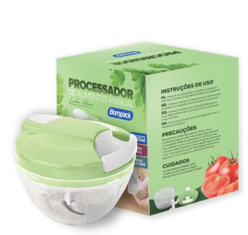 Processador Alimentos Bompack Manual Home 520ml UN