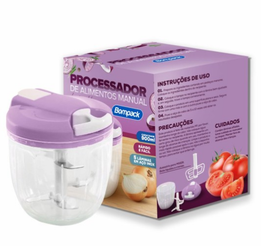 Processador Alimentos Bompack Manual Home 900ml UN