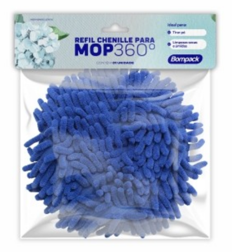 Refil MOP 360° Bompack Chenille UN