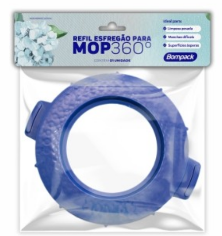 Refil MOP 360° Bompack Esfregão UN