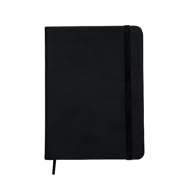 Caderneta tipo Moleskine Personalizada 13 x 18 cm