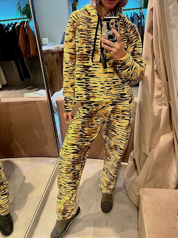 MOLETOM CAPUZ TIGRE