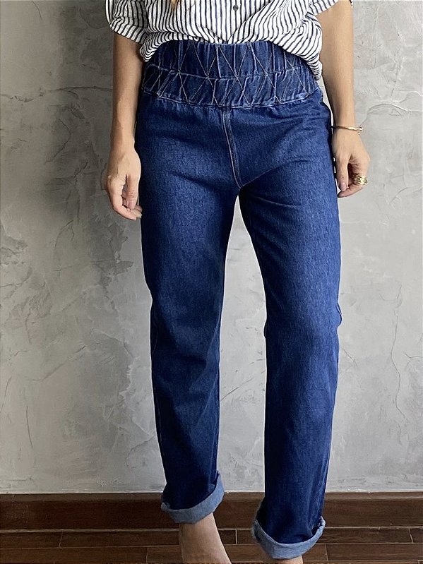 Calça Cós Elástico Super Dark