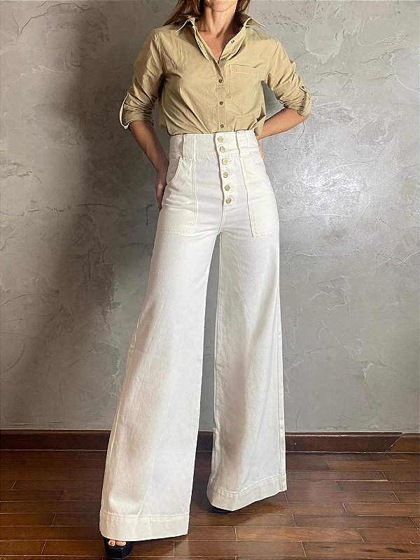 Calça Cali Off White