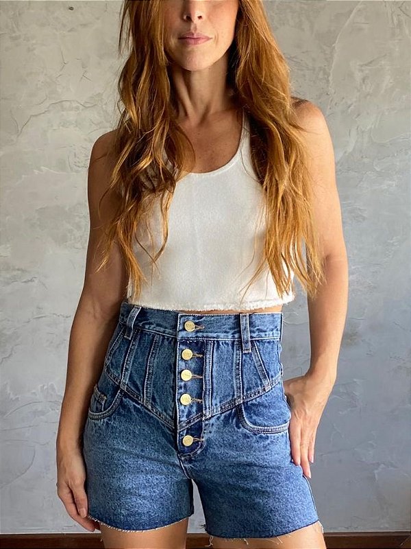 Shorts Espadrille Marmorizado Escuro