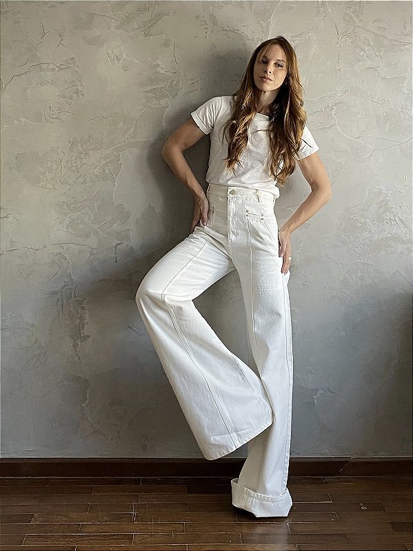 Calça Rebites Off White