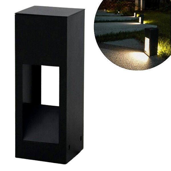 Balizador Flash 20CM 2 Fachos Preto