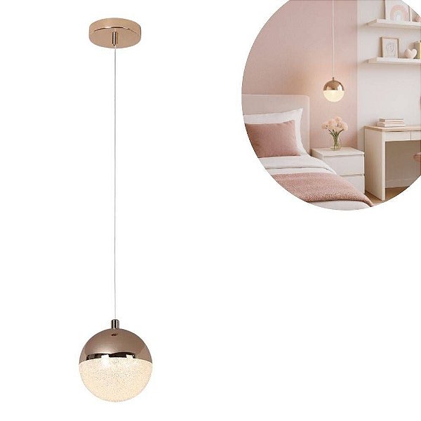 Pendente Media Luna French Gol