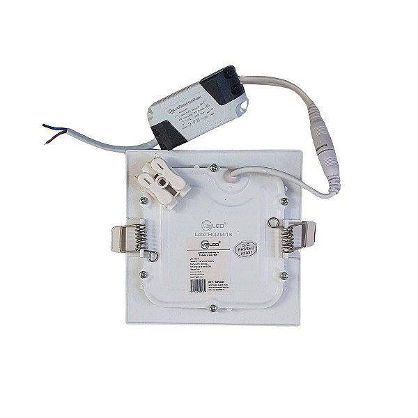 PAINEL EMB QUAD  6W 6000K BIVOLT