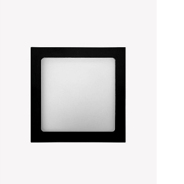 Painel Sob Quad 18W Alum 4000K Preto