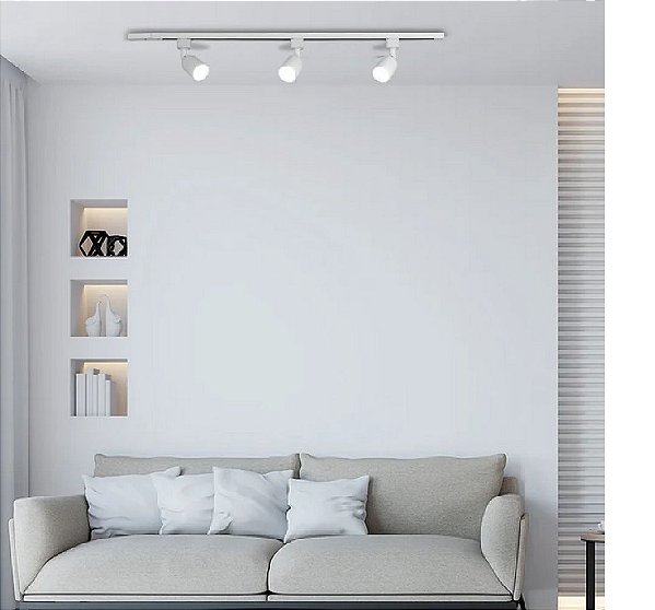 Spot Para Trilho 10W 6500K Bivolt Branco