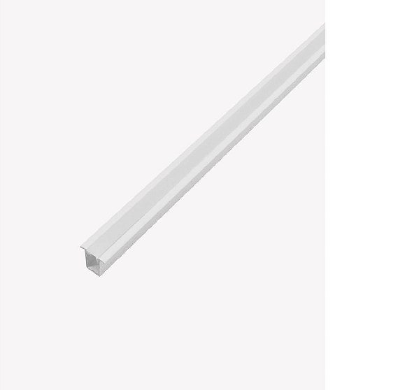 Perfil Nano de 2 Metros Embutir Branco