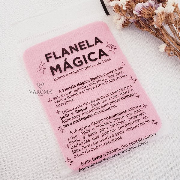 Flanela Mágica Varoma - Limpeza e brilho