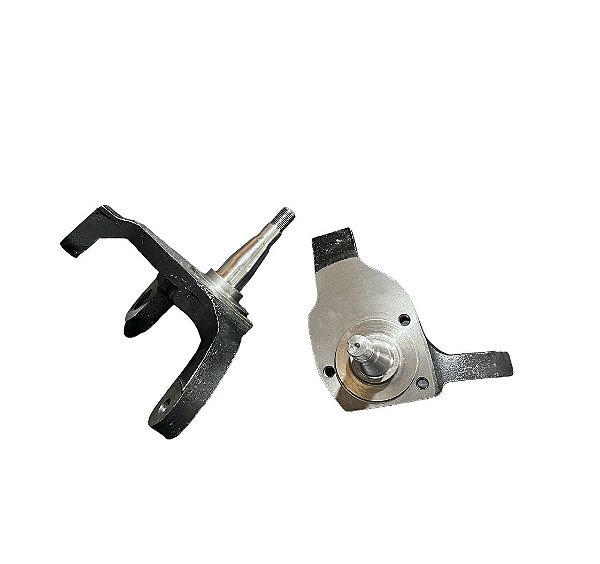 Manga de eixo deslocada modelo pivô tambor para fusca e derivados  Abaixa 6 cm e descoloca a roda para fora 1 cm