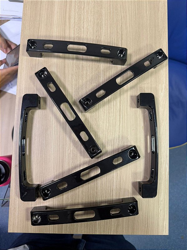 Kit puxadores de PORTA RASGO/PKP 7 UNIDADES BLACK