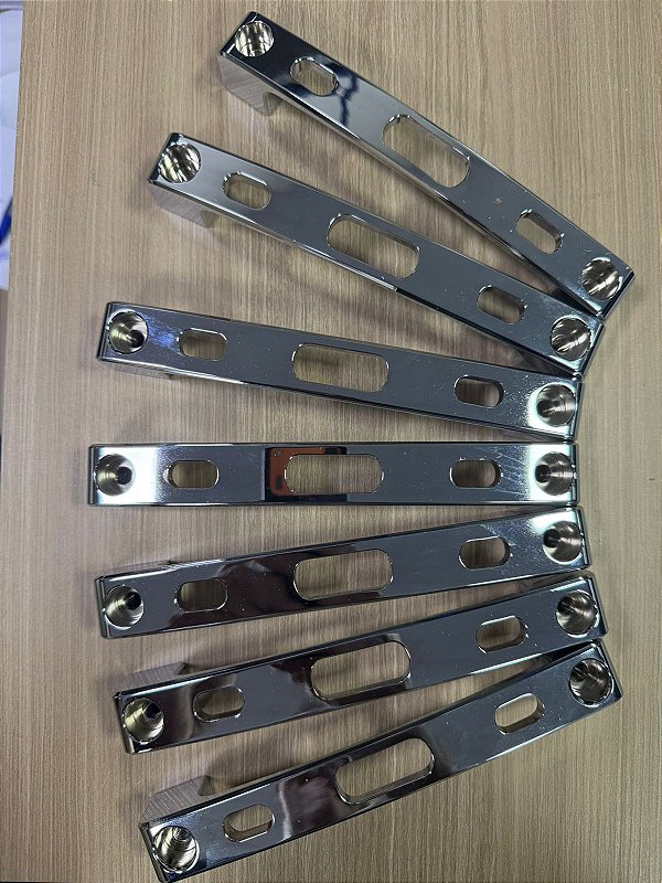 Kit puxadores de PORTA RASGO/PKP 7 UNIDADES CROMADO