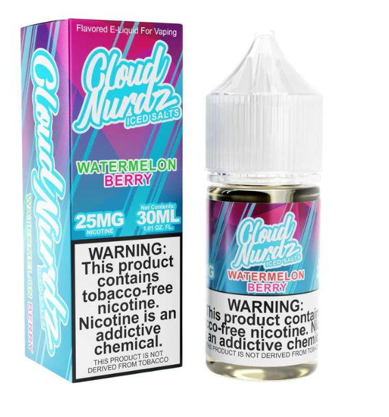 NicSalt - Cloud Nurdz - Iced Watermelon Berry (30ml)