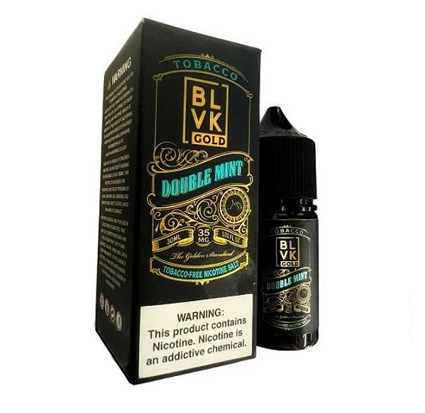 NicSalt - BLVK Gold - Double Mint (30ml)