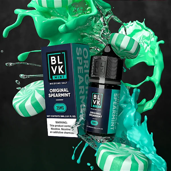 NicSalt - BLVK Salt Series - Spearmint (30ml)