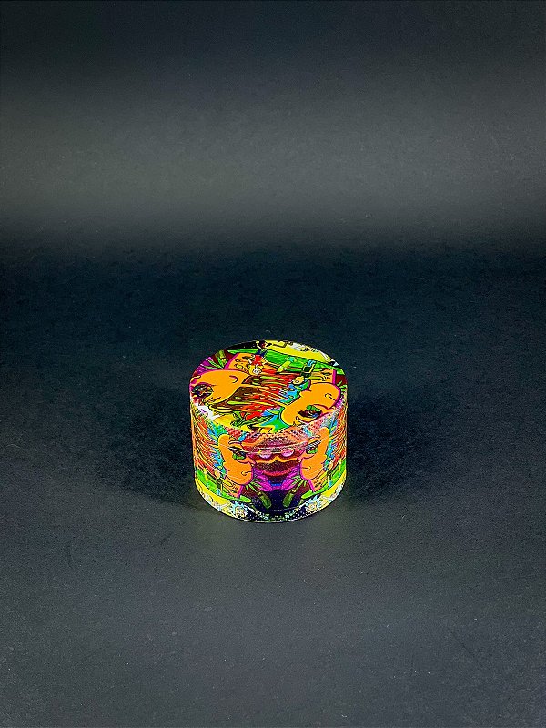 Dichavador Metal Rick And Morty - 4 Partes 50x35mm