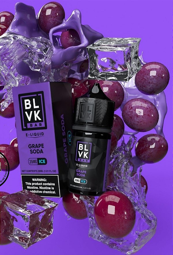 NicSalt - BLVK BAR - Grape Soda (30ml)