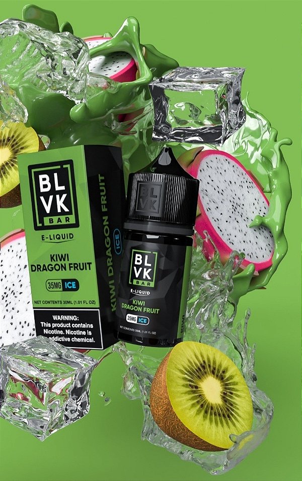 NicSalt - BLVK BAR - Kiwi Dragonfruit (30ml)