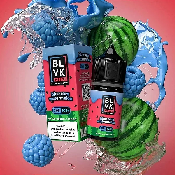 NicSalt - BLVK Melon - Blue Razz Watermelon (30ml)