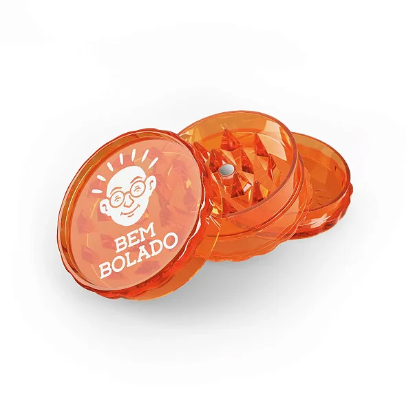 Dichavador Bem Bolado Pequeno 3 Partes - Laranja