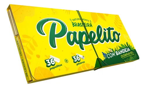 Seda Papelito - Tradicional com Piteira e Bandeja