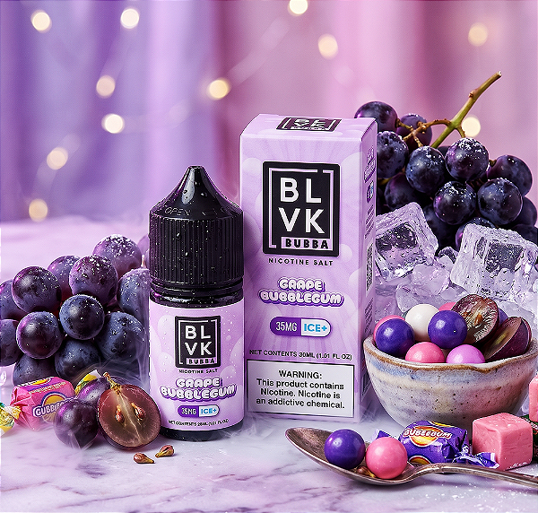 NicSalt - BLVK Salt Bubba - Grape Bubblegum (30ml)