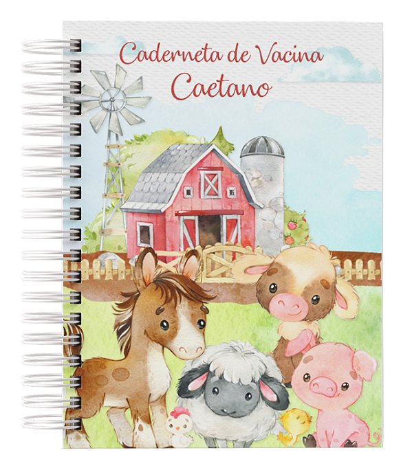 Caderneta de Vacinação Fazendinha