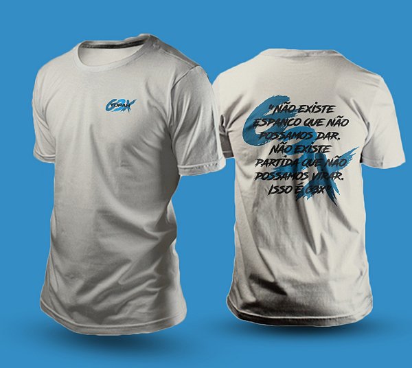 Camiseta OVERSIZED "ISSO É G3X" Off White