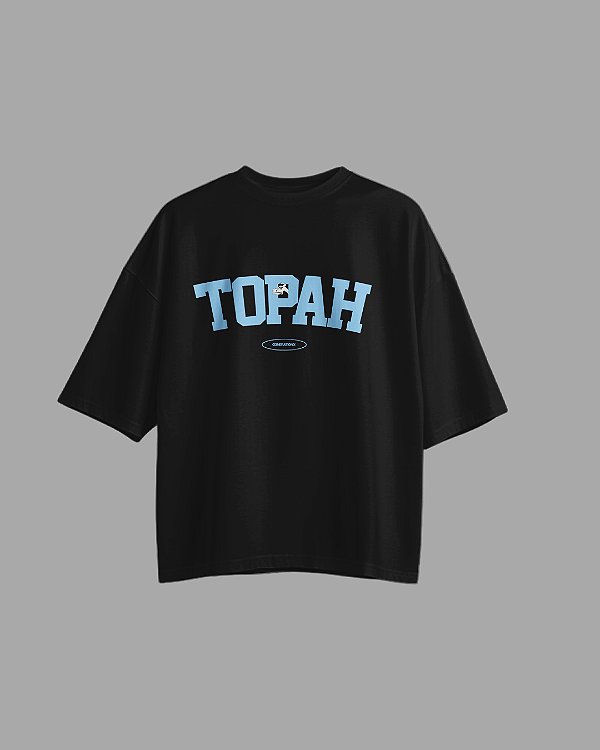 Camiseta Oversized TOPAH [PRETA]