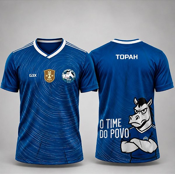 Camiseta Dry Fit Topah PATCH MUNDIAL