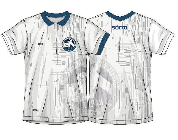 Camiseta Dry Fit Polo Branca [Sócios]