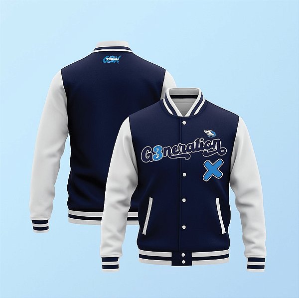 Jaqueta College TOPAH G3NERATION X BORDADA