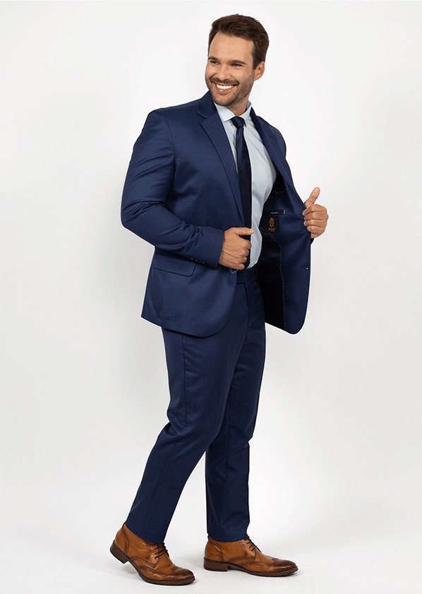 Terno Slim Masculino - Azul Navy PV OC2094