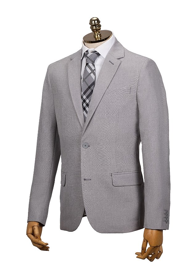 Terno Slim Masculino: Melange Cinza OC2220