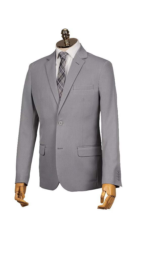 Terno Slim Masculino: Cinza NE5397 OC2238