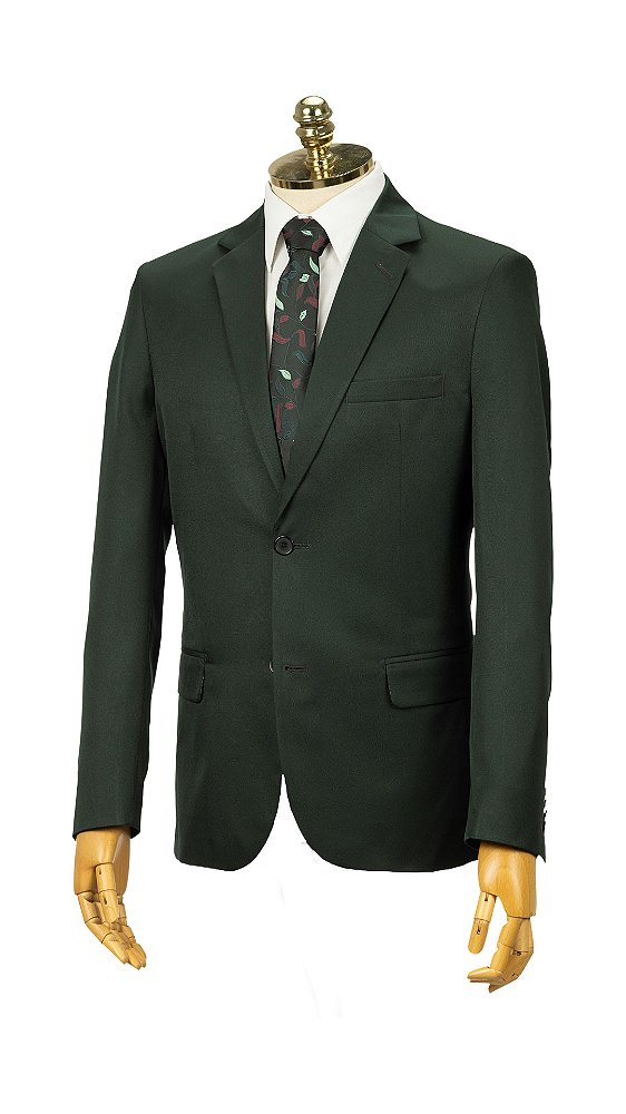 Terno Slim Masculino - Verde Floresta OC2254