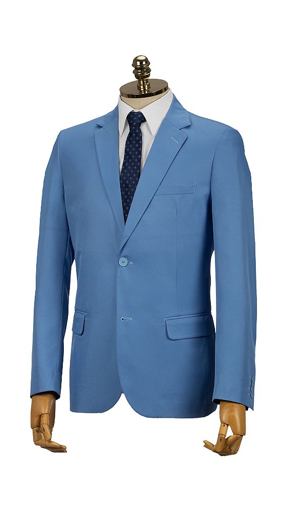 Terno Slim Masculino - Azul Celeste OC2253