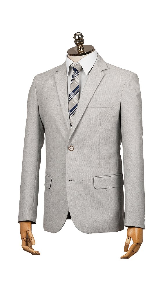 Terno Slim Masculino - Cinza Poliviscose OC2263 6263