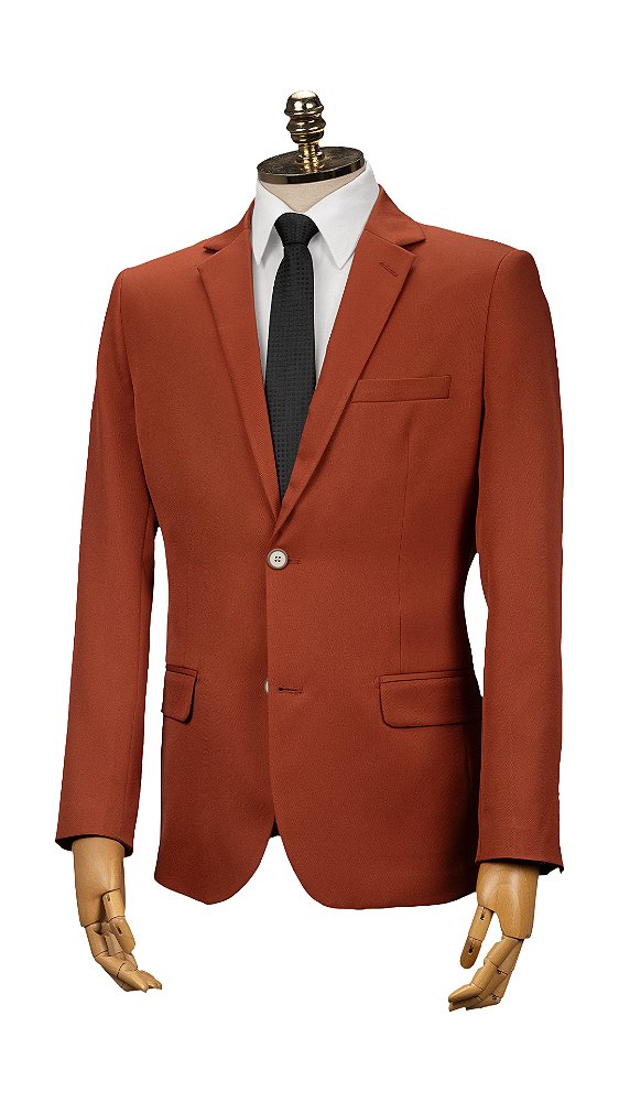 Terno Slim Masculino - Terracota OC2267